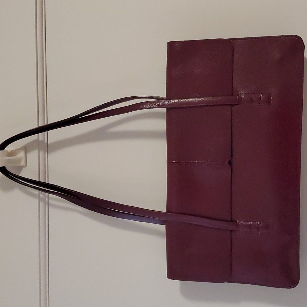 ALFANI Leather Shoulder Bag